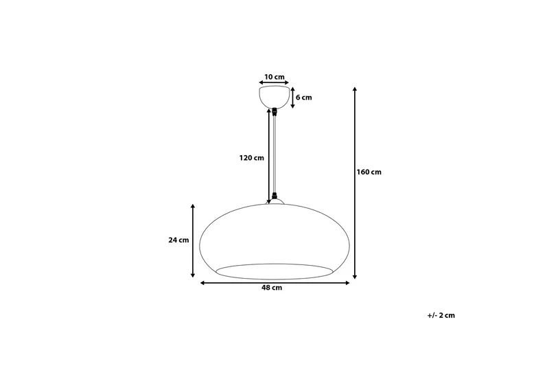 Limnatis Loftslampe 48 cm - Guld - Belysning - Lamper & indendørsbelysning - Loftlampe - Pendellamper & hængelamper