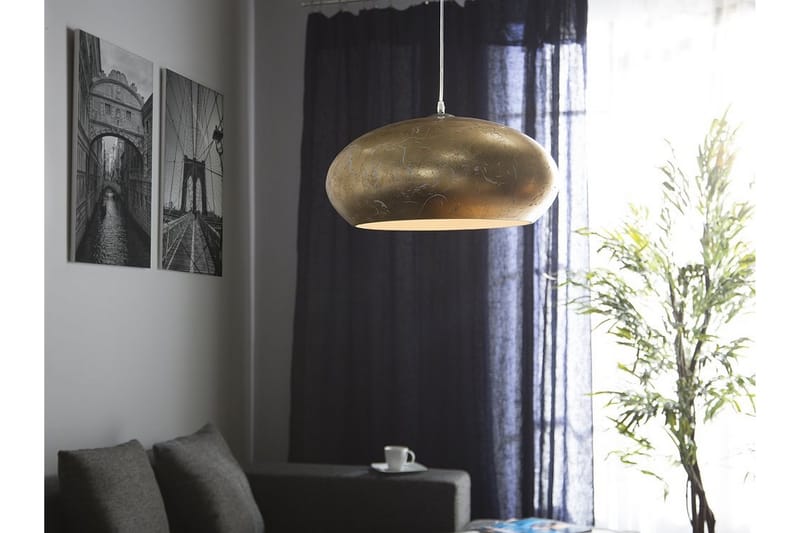 Limnatis Loftslampe 48 cm - Guld - Loftlampe køkken - Vindueslampe hængende - Vindueslampe - Pendellamper & hængelamper - Soveværelse lampe - Stuelampe