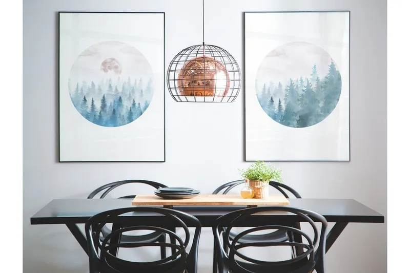 Liri Loftslampe 31 cm, Kobber