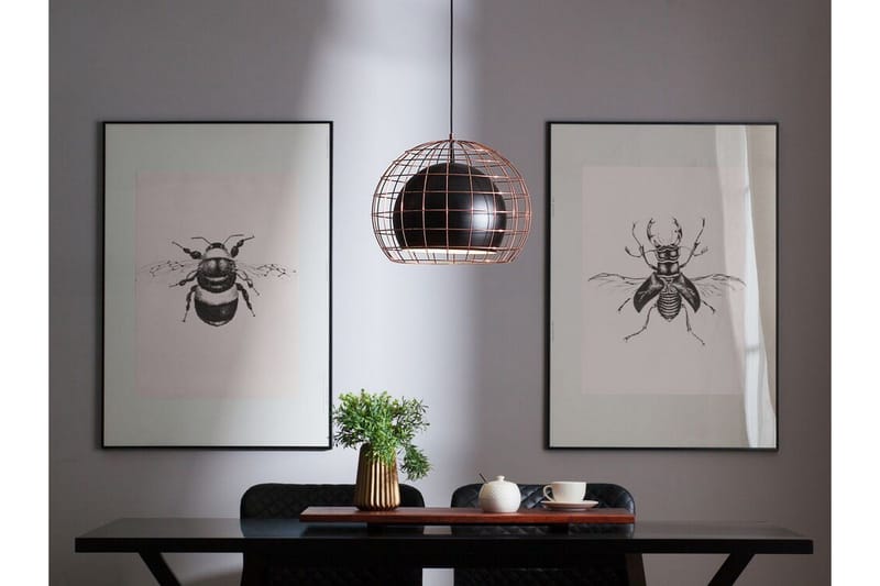 Liri Loftslampe 31 cm, Sort