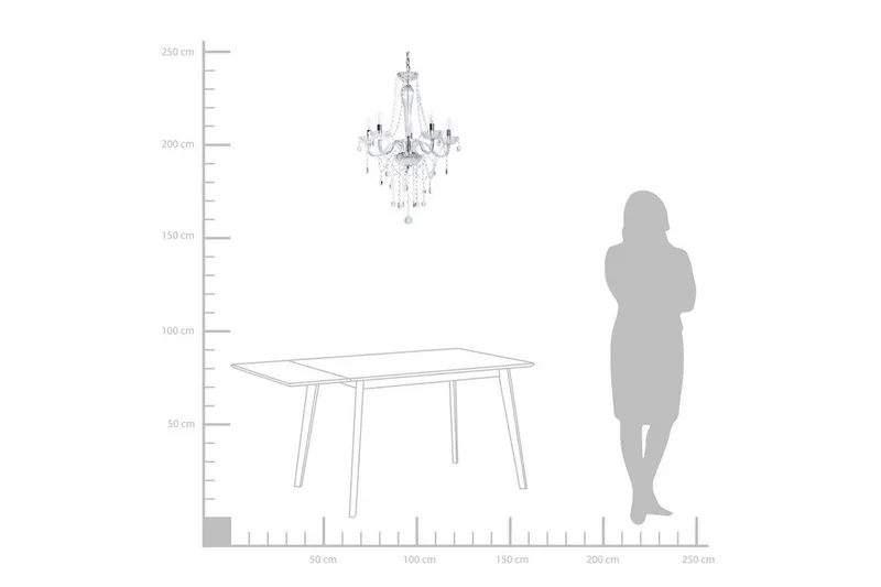 Locone Loftslampe 79 cm - Sølv - Belysning - Lamper & indendørsbelysning - Loftlampe - Pendellamper & hængelamper