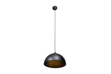 Loftslampe Halvkugle 2 Stk. Højdejusterbar Sort - Sort - Belysning - Lamper & indendørsbelysning - Loftlampe - Pendellamper & hængelamper