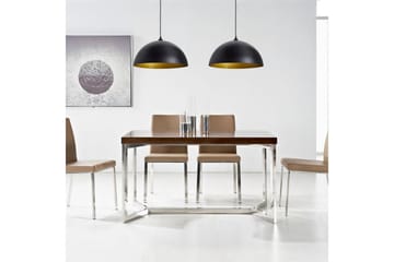 Loftslampe Halvkugle 2 Stk. Højdejusterbar Sort - Sort - Belysning - Lamper & indendørsbelysning - Loftlampe - Pendellamper & hængelamper