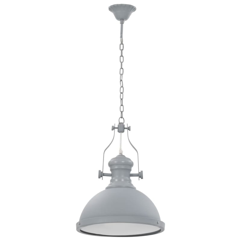 Loftslampe Rund E27 Grå - Grå - Belysning - Lamper & indendørsbelysning - Loftlampe - Pendellamper & hængelamper