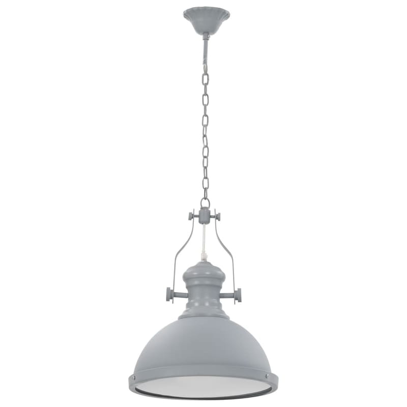 Loftslampe Rund E27 Grå - Grå - Loftlampe køkken - Vindueslampe hængende - Vindueslampe - Pendellamper & hængelamper - Soveværelse lampe - Stuelampe