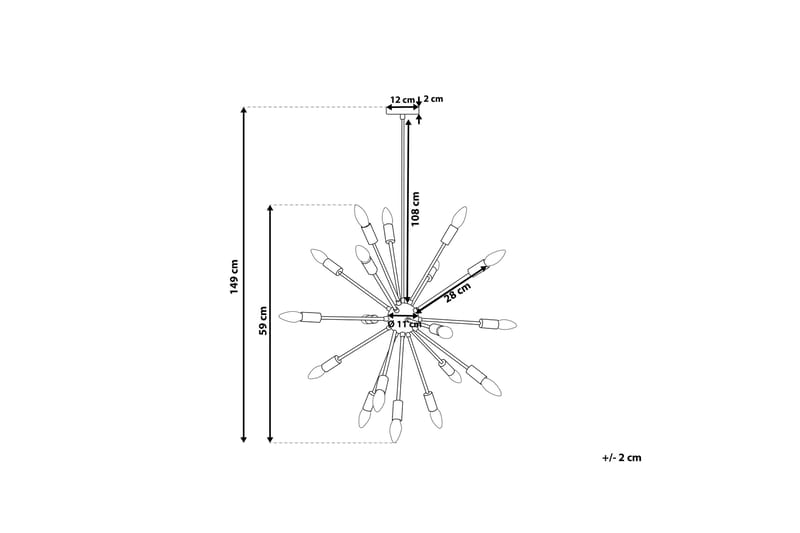 Maguse Loftslampe 59 cm - Kobber - Belysning - Lamper & indendørsbelysning - Loftlampe - Pendellamper & hængelamper