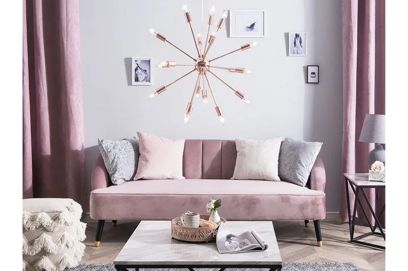 Maguse Loftslampe 59 cm, Kobber