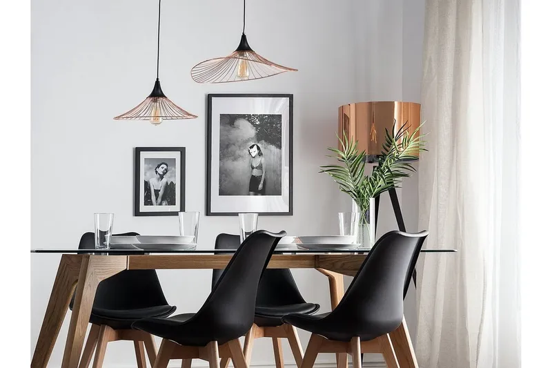 Mazaro Loftlampe 50 cm, Sort