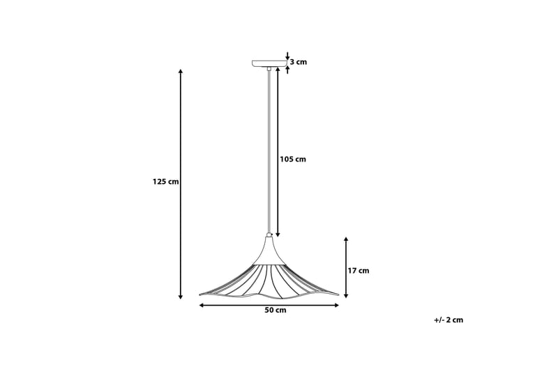 Mazaro Loftlampe 50 cm - Sort - Loftlampe køkken - Vindueslampe hængende - Vindueslampe - Pendellamper & hængelamper - Soveværelse lampe - Stuelampe