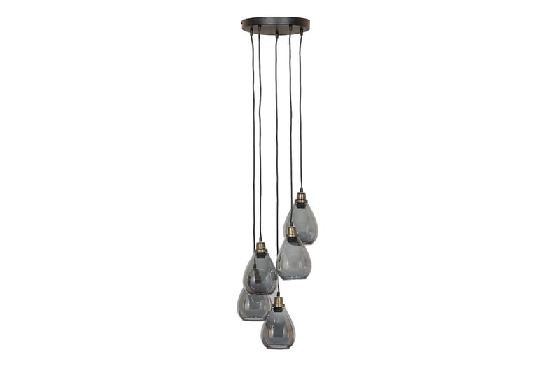 Mirabilis pendel - Glas/Sort - Loftlampe køkken - Vindueslampe hængende - Vindueslampe - Pendellamper & hængelamper - Soveværelse lampe - Stuelampe
