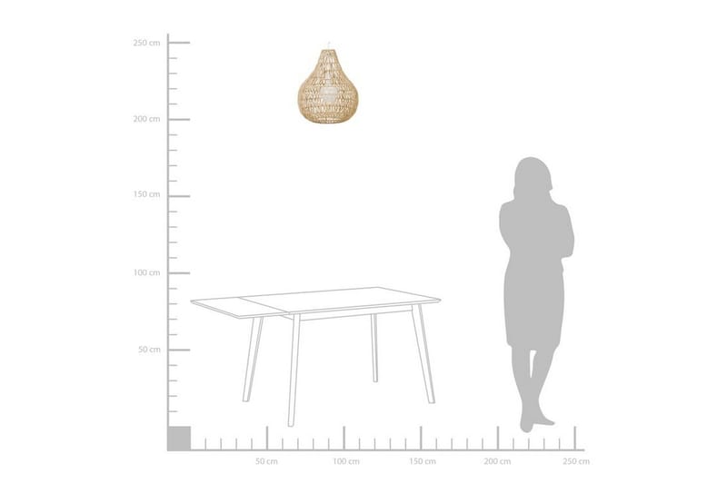 Molopo Loftslampe 40 cm - Beige - Belysning - Lamper & indendørsbelysning - Loftlampe - Pendellamper & hængelamper