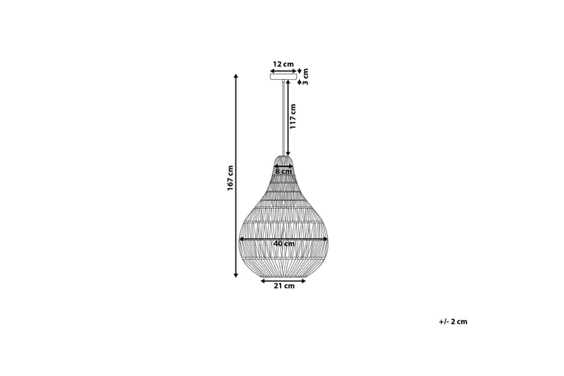 Molopo Loftslampe 40 cm - Beige - Loftlampe køkken - Vindueslampe h�ængende - Vindueslampe - Pendellamper & hængelamper - Soveværelse lampe - Stuelampe