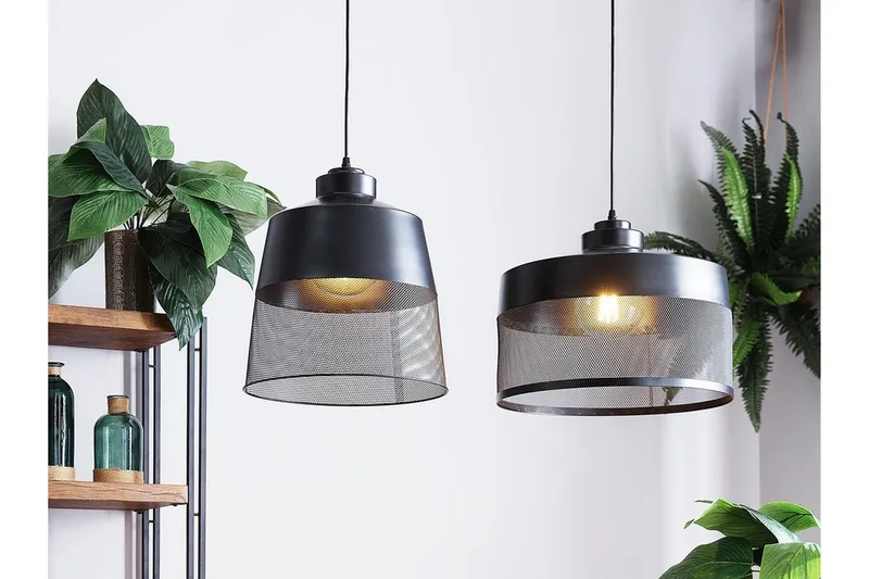 Muga Loftslampe 33 cm, Sort