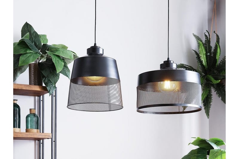 Muga Loftslampe 33 cm, Sort