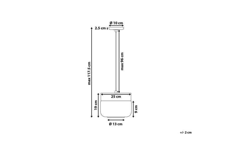 Murray loftslampe 25 cm - Hvid - Loftlampe køkken - Vindueslampe hængende - Vindueslampe - Pendellamper & hængelamper - Soveværelse lampe - Stuelampe