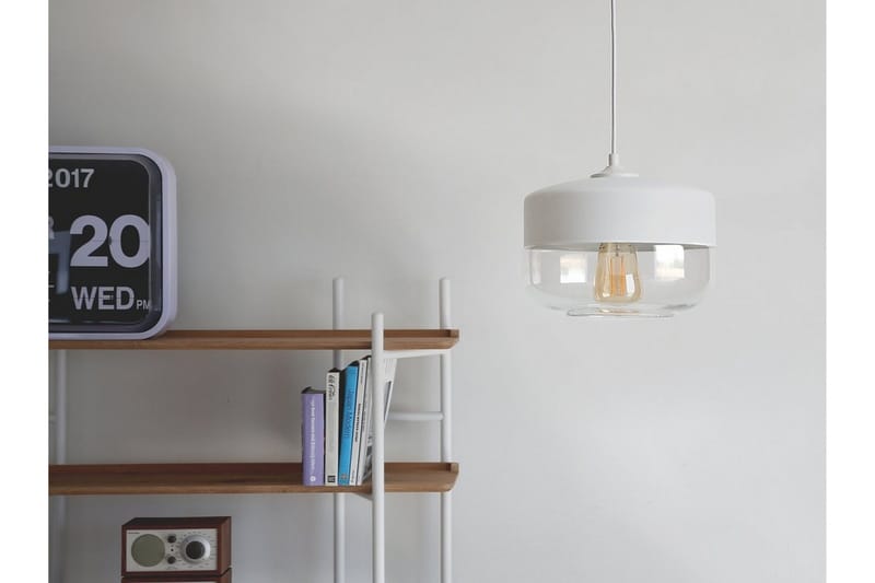 Murray loftslampe 25 cm, Hvid