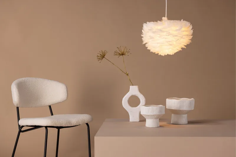 Nicola Pendellampe 20 cm - Hvid - Belysning - Lamper & indendørsbelysning - Loftlampe - Pendellamper & hængelamper