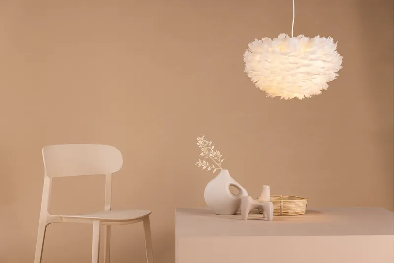 Nicola Pendellampe 25 cm - Hvid - Belysning - Lamper & indendørsbelysning - Loftlampe - Pendellamper & hængelamper