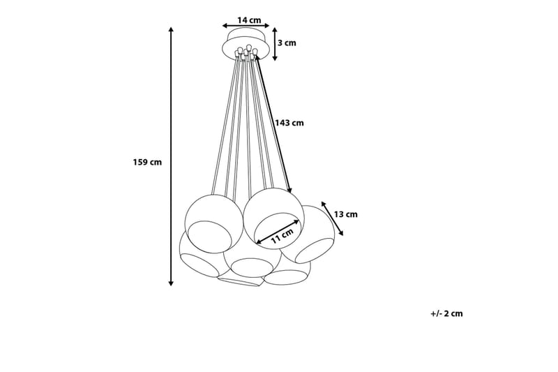 Olza Loftslampe 14 cm - Kobber - Loftlampe køkken - Vindueslampe hængende - Vindueslampe - Pendellamper & hængelamper - Soveværelse lampe - Stuelampe