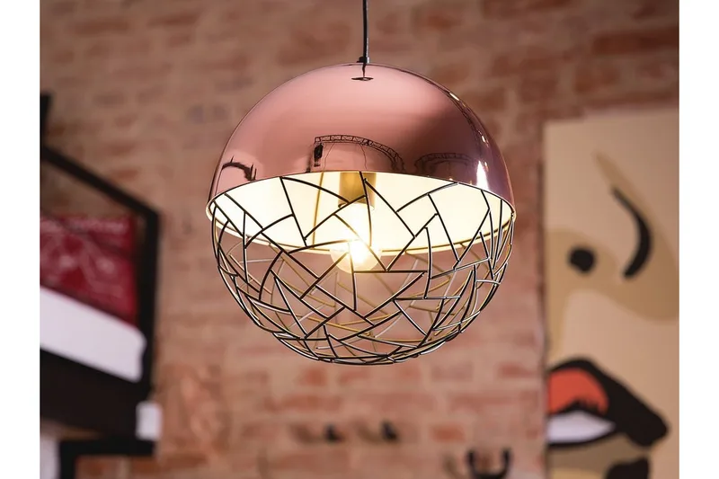 Padma Loftslampe 35 cm, Kobber