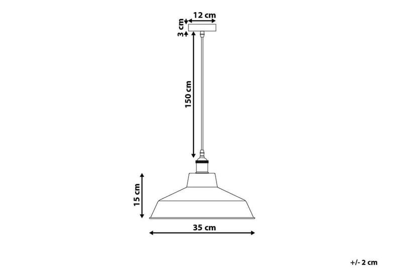 Pechora Loftslampe 35 cm - Hvid - Loftlampe køkken - Vindueslampe hængende - Vindueslampe - Pendellamper & hængelamper - Soveværelse lampe - Stuelampe