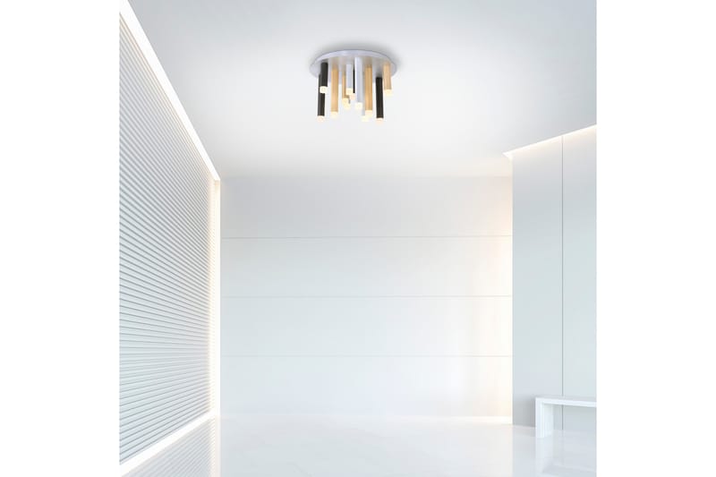 PURE-GEMIN Loftlampe, aluminium - Loftlampe køkken - Vindueslampe hængende - Vindueslampe - Pendellamper & hængelamper - Soveværelse lampe - Stuelampe