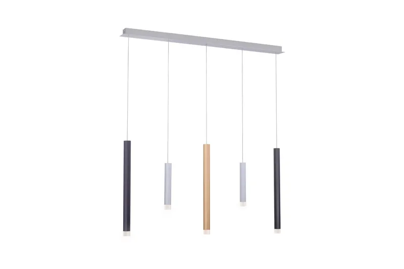 PURE-GEMIN Plafond , aluminium, Grå/Guld