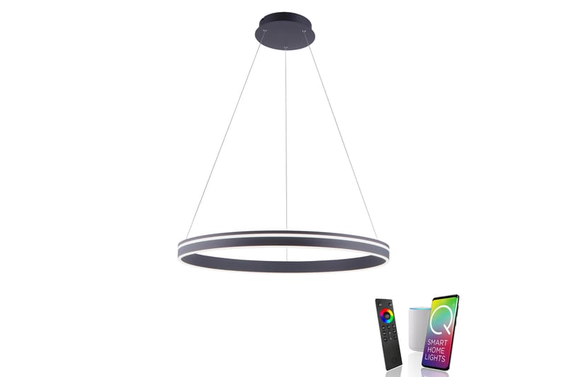 Q-VITO Plafond , antracit - Vindueslampe hængende - Pendellamper & hængelamper - Stuelampe - Vindueslampe - Loftlampe køkken - Soveværelse lampe