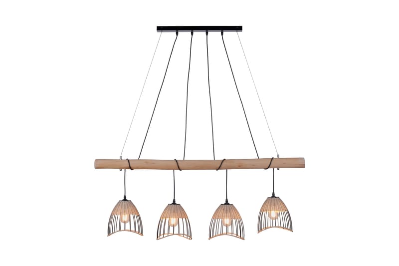 REED Plafond , naturtræ - Vindueslampe hængende - Pendellamper & hængelamper - Stuelampe - Vindueslampe - Loftlampe køkken - Soveværelse lampe