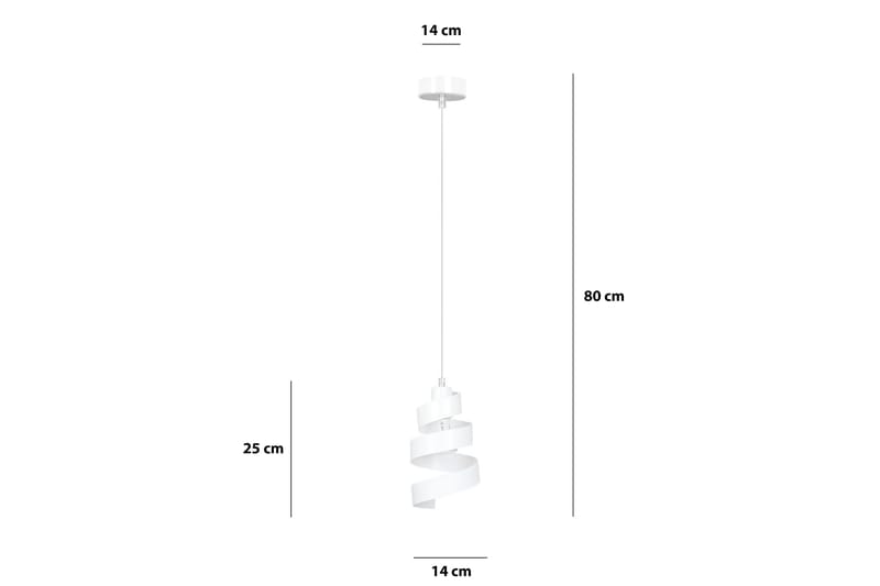 Saga 1 pendel Hvid - Scandinavian Choice - Loftlampe køkken - Vindueslampe hængende - Vindueslampe - Pendellamper & hængelamper - Soveværelse lampe - Stuelampe