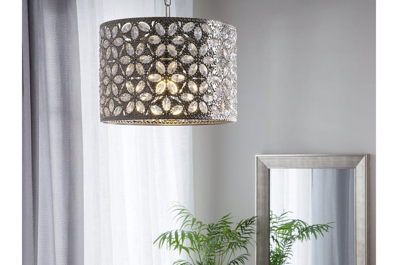 Sajo loftslampe 30 cm - Sølv - Loftlampe køkken - Vindueslampe hængende - Vindueslampe - Pendellamper & hængelamper - Soveværelse lampe - Stuelampe