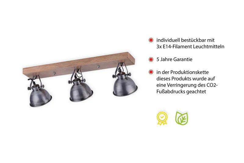 SAMIA væg og Loftlampe, jern - Belysning - Lamper & indendørsbelysning - Loftlampe - Pendellamper & hængelamper