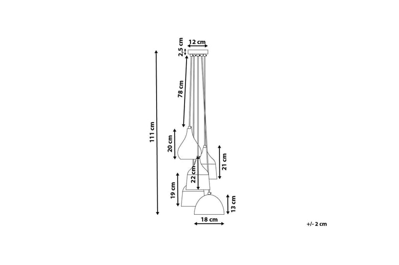 Savio Loftslampe 18 cm - Sort - Belysning - Lamper & indendørsbelysning - Loftlampe - Pendellamper & hængelamper