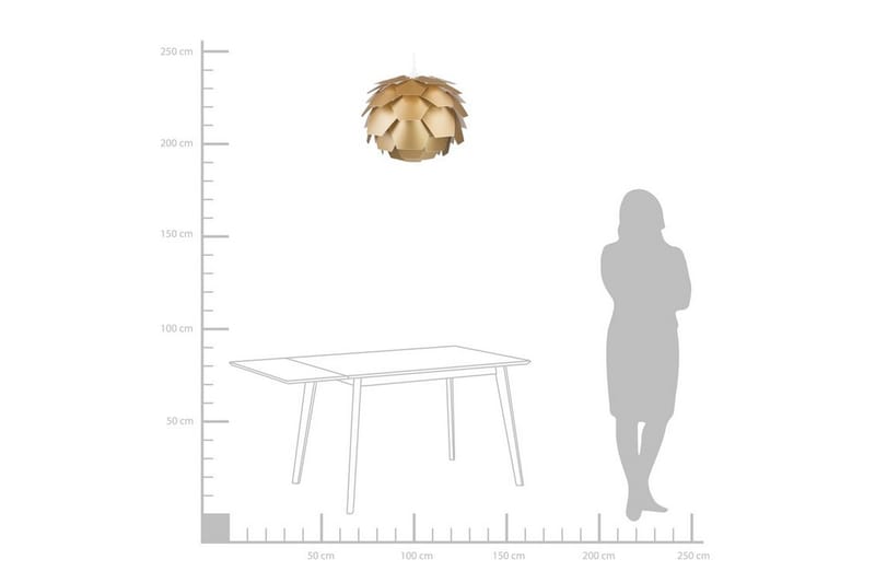 Segre Loftslampe 40 cm - Guld - Belysning - Lamper & indendørsbelysning - Loftlampe - Pendellamper & hængelamper