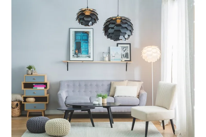 Segre Loftslampe 40 cm, Sort