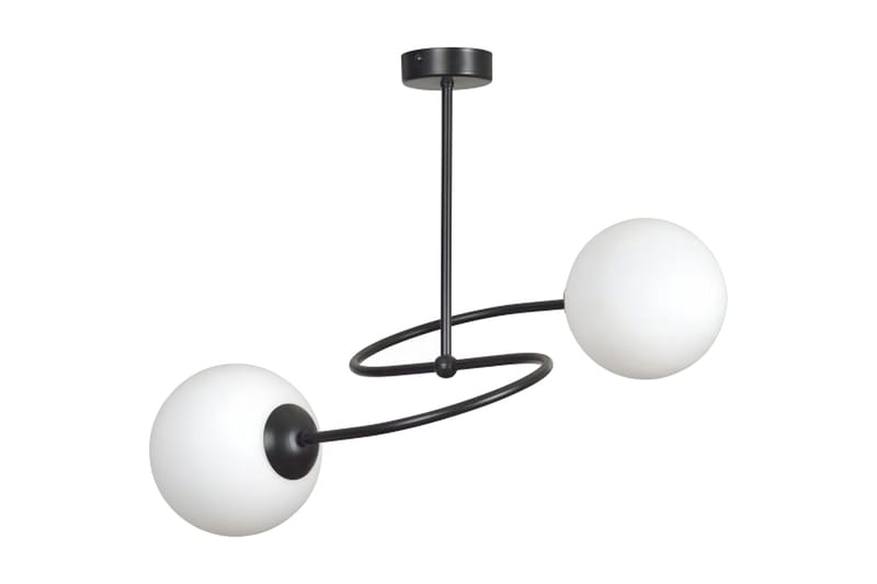Selbi 2 loftlampe Sort - Scandinavian Choice - Loftlampe køkken - Vindueslampe hængende - Vindueslampe - Pendellamper & hængelamper - Soveværelse lampe - Stuelampe