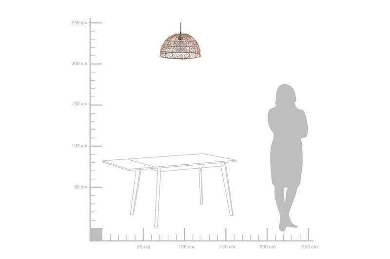 Selenge Loftslampe 40 cm - Brun - Loftlampe køkken - Vindueslampe hængende - Vindueslampe - Pendellamper & hængelamper - Soveværelse lampe - Stuelampe