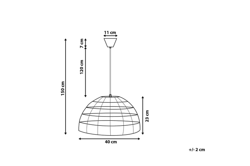 Selenge Loftslampe 40 cm - Brun - Loftlampe køkken - Vindueslampe hængende - Vindueslampe - Pendellamper & hængelamper - Soveværelse lampe - Stuelampe