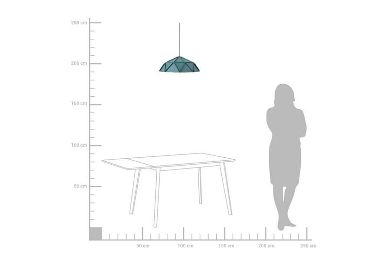 Senia Loftslampe 45 cm - Blå - Belysning - Lamper & indendørsbelysning - Loftlampe - Pendellamper & hængelamper