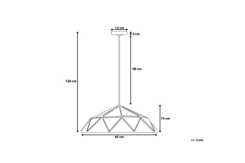 Senia Loftslampe 45 cm - Blå - Belysning - Lamper & indendørsbelysning - Loftlampe - Pendellamper & hængelamper
