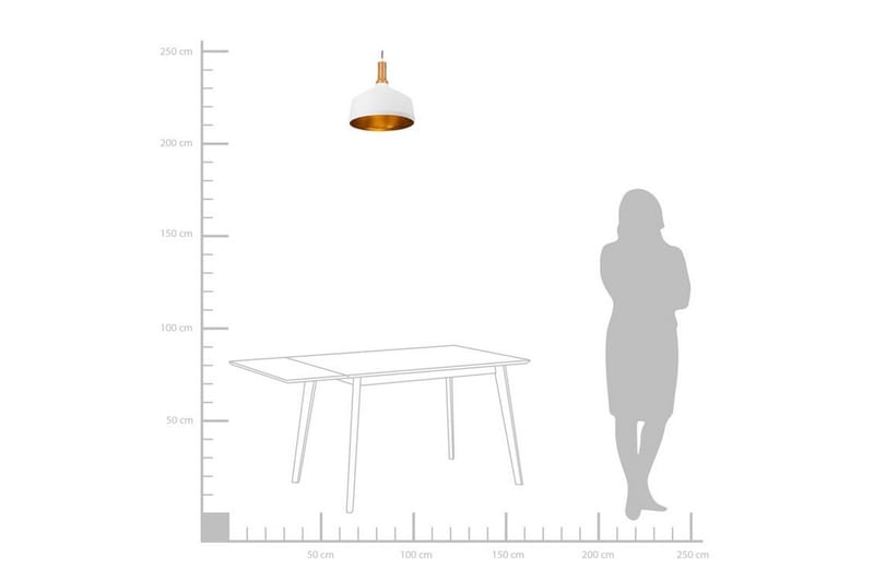 Sepik loftslampe 34 cm - Hvid - Belysning - Lamper & indendørsbelysning - Loftlampe - Pendellamper & hængelamper