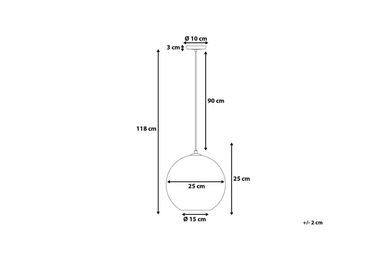 Sessera Loftlampe 15 cm - Sølv - Loftlampe køkken - Vindueslampe hængende - Vindueslampe - Pendellamper & hængelamper - Soveværelse lampe - Stuelampe