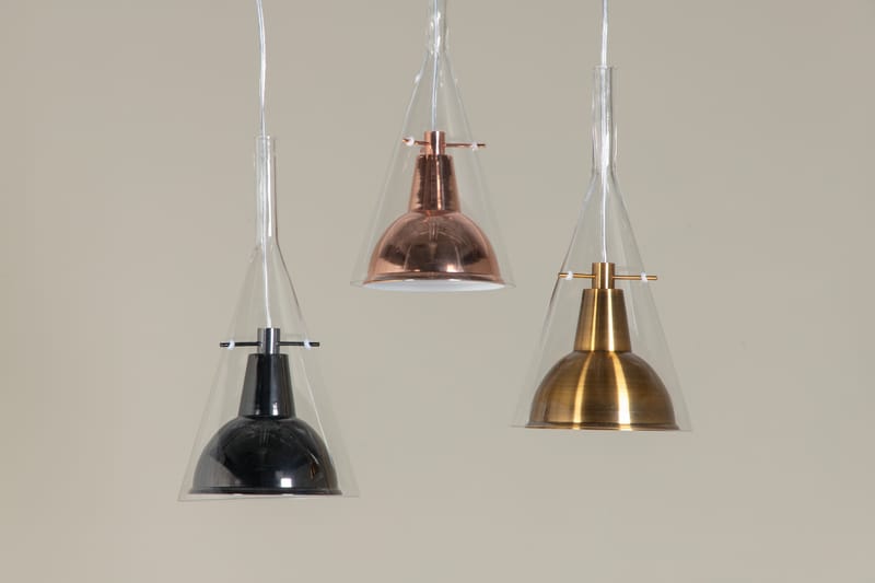 Sivana Loftlampe Glas/Kobber - Loftlampe køkken - Vindueslampe hængende - Vindueslampe - Pendellamper & hængelamper - Soveværelse lampe - Stuelampe