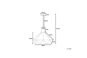 Somme Loftslampe 26 cm - Sort - Belysning - Lamper & indendørsbelysning - Loftlampe - Pendellamper & hængelamper