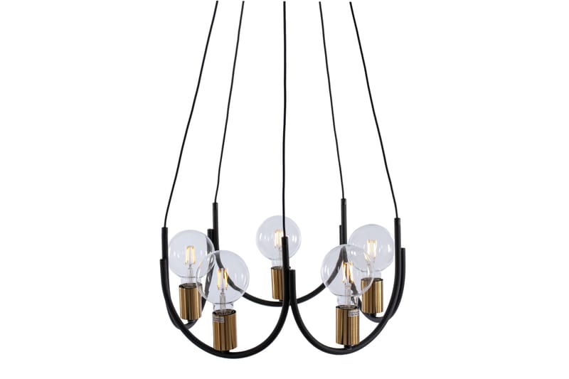 Swing Loftlampe Sort/ Messing - AG Home & Light - Loftlampe køkken - Vindueslampe hængende - Vindueslampe - Pendellamper & hængelamper - Soveværelse lampe - Stuelampe
