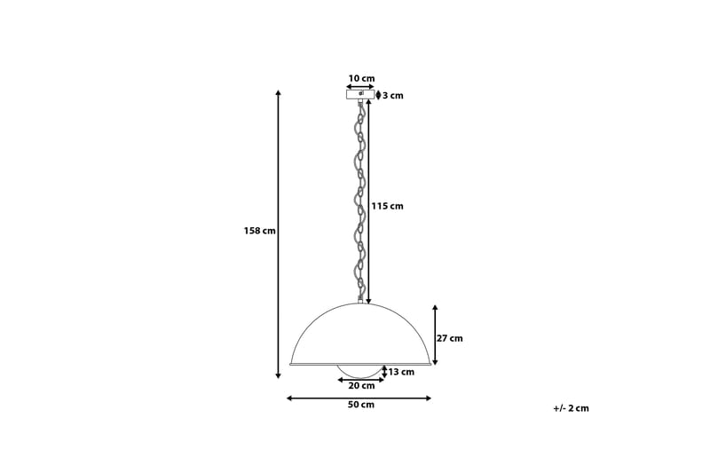 Thames Ii Loftslampe 50 cm - Sort - Loftlampe køkken - Vindueslampe hængende - Vindueslampe - Pendellamper & hængelamper - Soveværelse lampe - Stuelampe