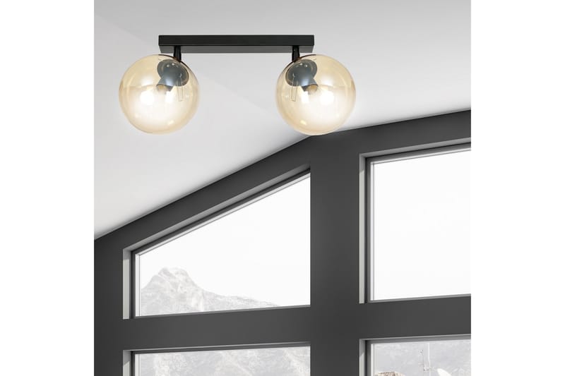 Tofi 2 loftlampe Sort - Scandinavian Choice - Loftlampe køkken - Vindueslampe hængende - Vindueslampe - Pendellamper & hængelamper - Soveværelse lampe - Stuelampe