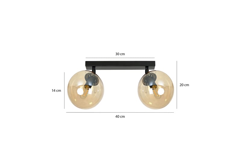Tofi 2 loftlampe Sort - Scandinavian Choice - Loftlampe køkken - Vindueslampe hængende - Vindueslampe - Pendellamper & hængelamper - Soveværelse lampe - Stuelampe