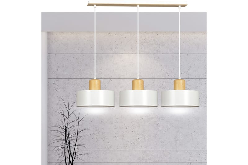 Torin 3 pendel Hvid - Scandinavian Choice - Loftlampe køkken - Vindueslampe hængende - Vindueslampe - Pendellamper & hængelamper - Soveværelse lampe - Stuelampe