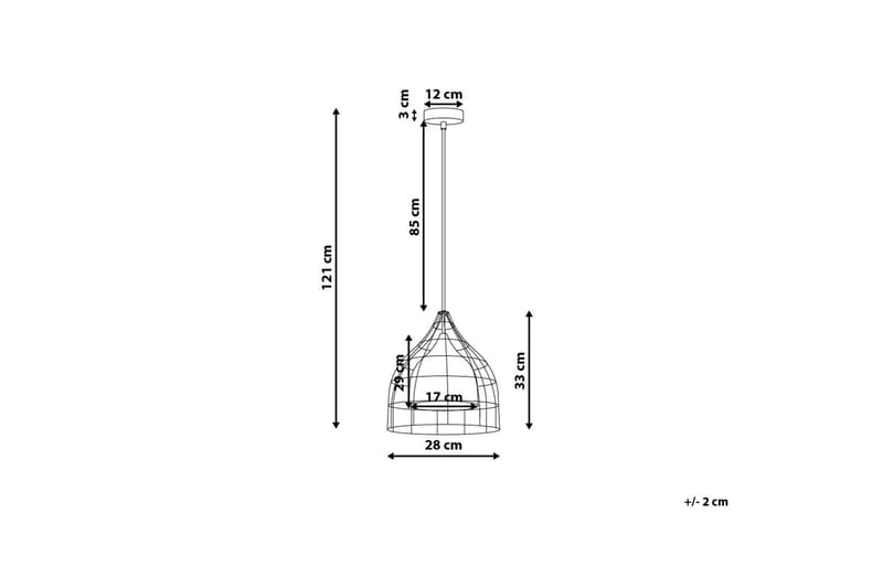 Tresa Loftlampe 28 cm - Sort - Loftlampe køkken - Vindueslampe hængende - Vindueslampe - Pendellamper & hængelamper - Soveværelse lampe - Netlampe - Stuelampe